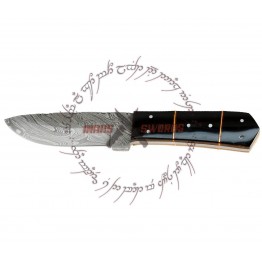 Rebel Wolf Future Ninja Forged Battle Ready Functional Damascus Steel Knife